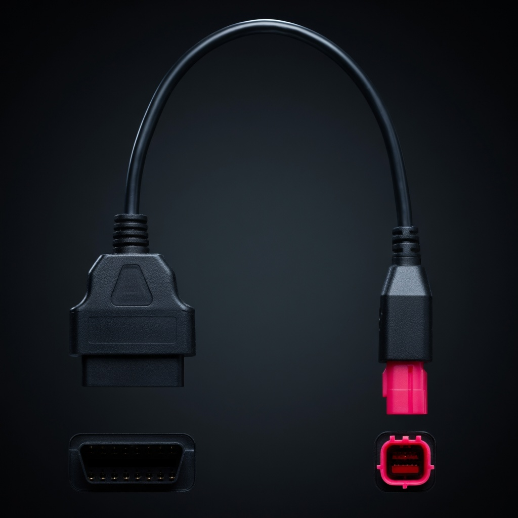 HONDA / 6-Pin to OBD2 Adapter